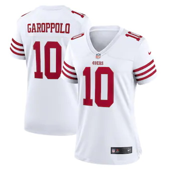 womens nike jimmy garoppolo white san francisco 49ers playe